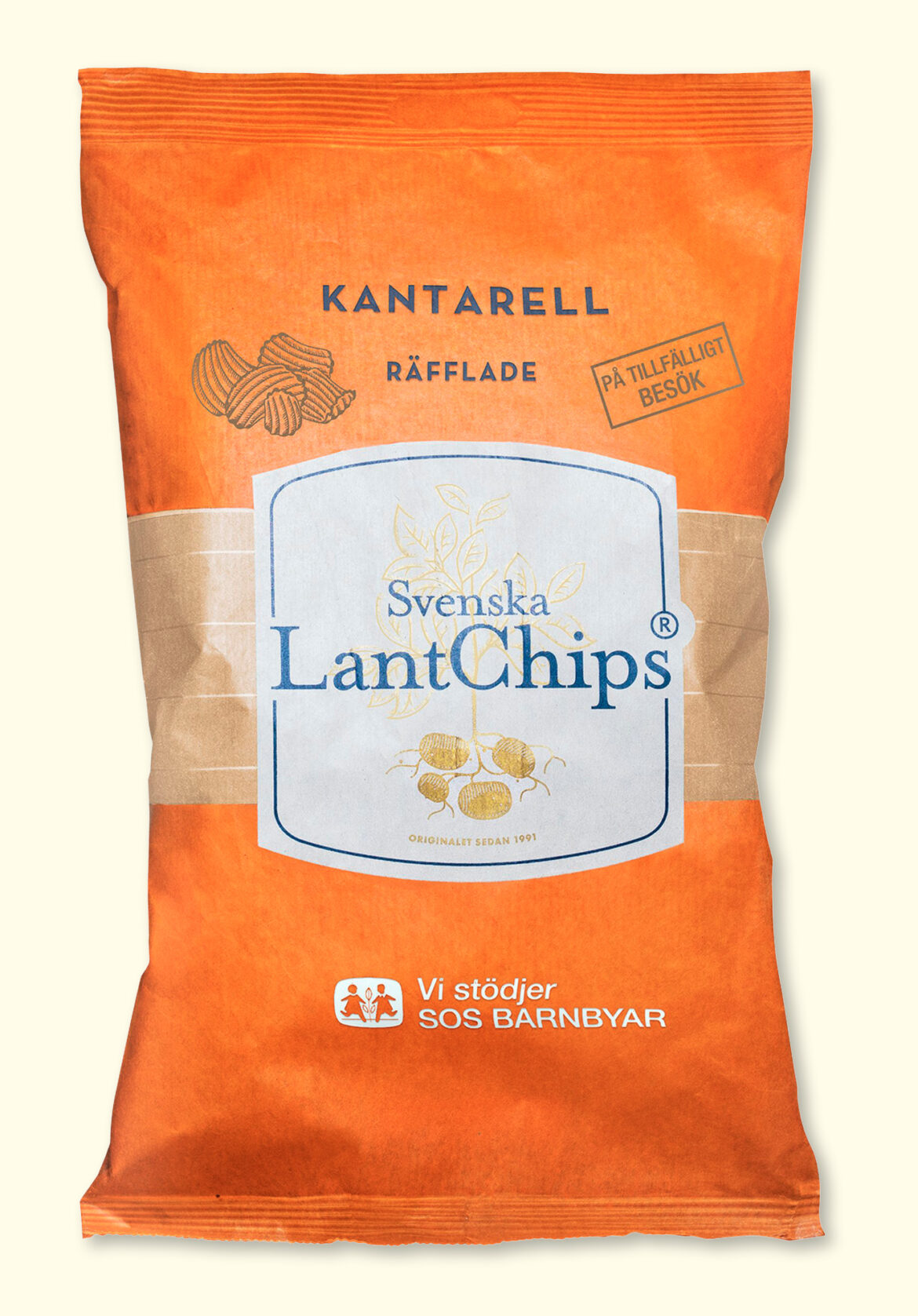 Räfflade LantChips Kantarell, chips