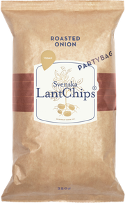Räfflade LantChips Roasted Onion Partybag